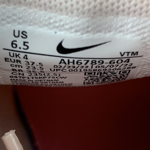 Nike Air Max 270 “Light Soft Pink / White” AH6789-604 Women’s Size 6.5 NEW - Picture 6 of 6